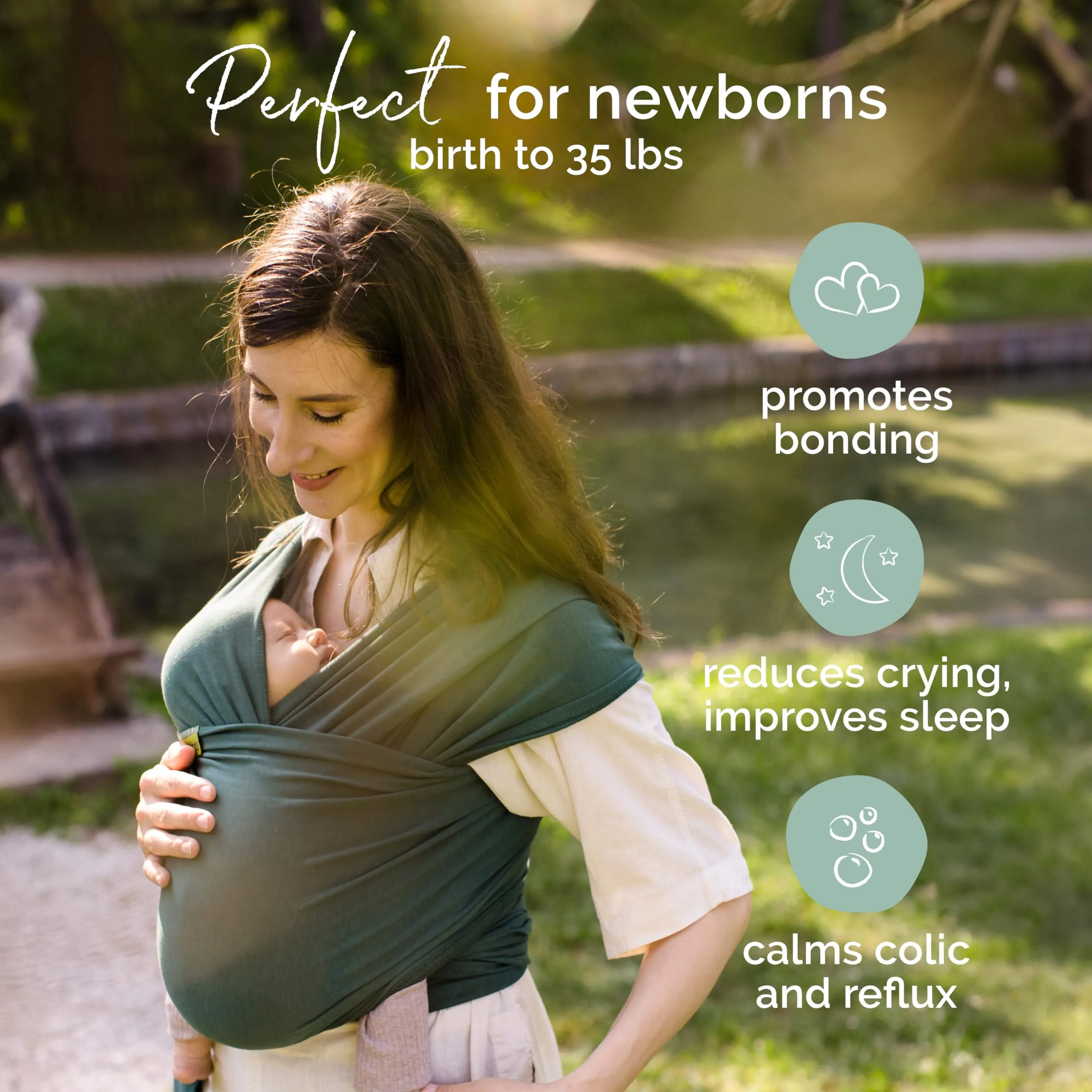 Boba: Baby Wrap Carrier – Baby Sling for Newborns to Toddlers, Soft & Stretchable Wrap for Babywearing Essentials