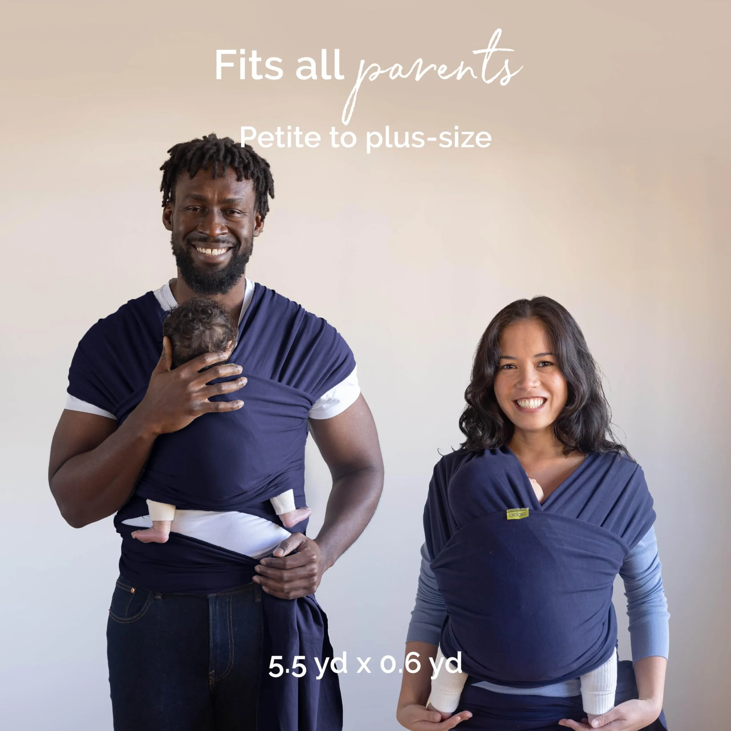Boba: Baby Wrap Carrier – Baby Sling for Newborns to Toddlers, Soft & Stretchable Wrap for Babywearing Essentials