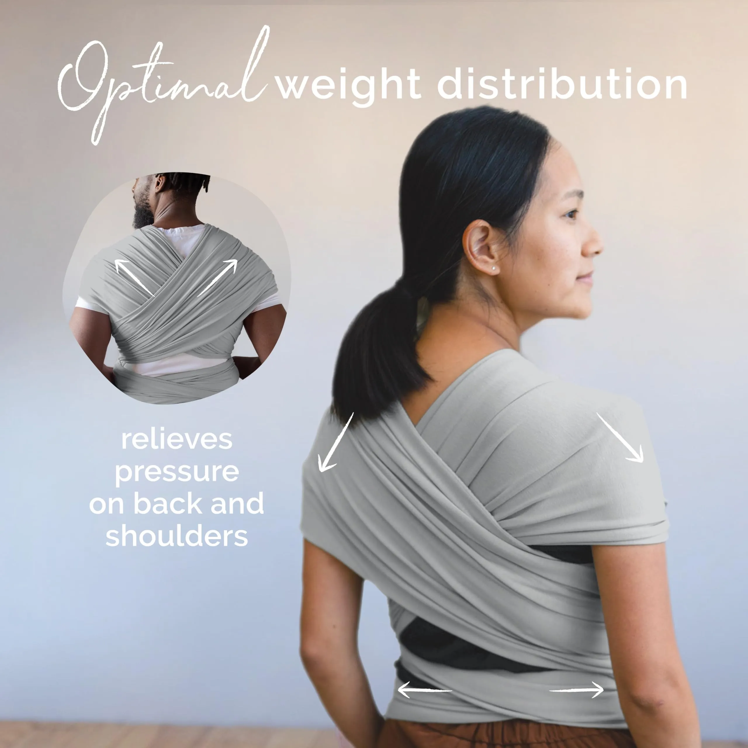 Boba: Baby Wrap Carrier – Baby Sling for Newborns to Toddlers, Soft & Stretchable Wrap for Babywearing Essentials