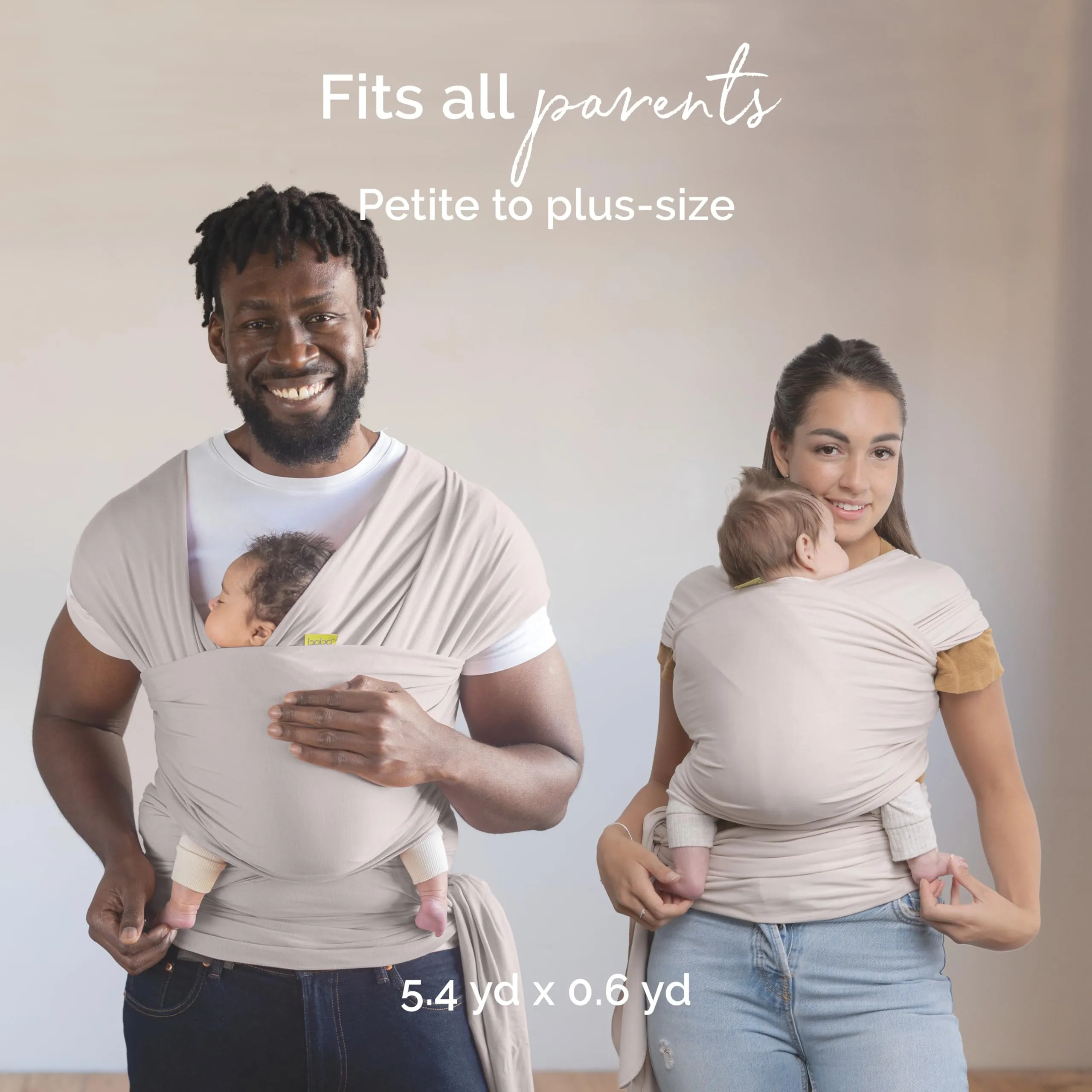 Boba: Baby Wrap Carrier – Baby Sling for Newborns to Toddlers, Soft & Stretchable Wrap for Babywearing Essentials