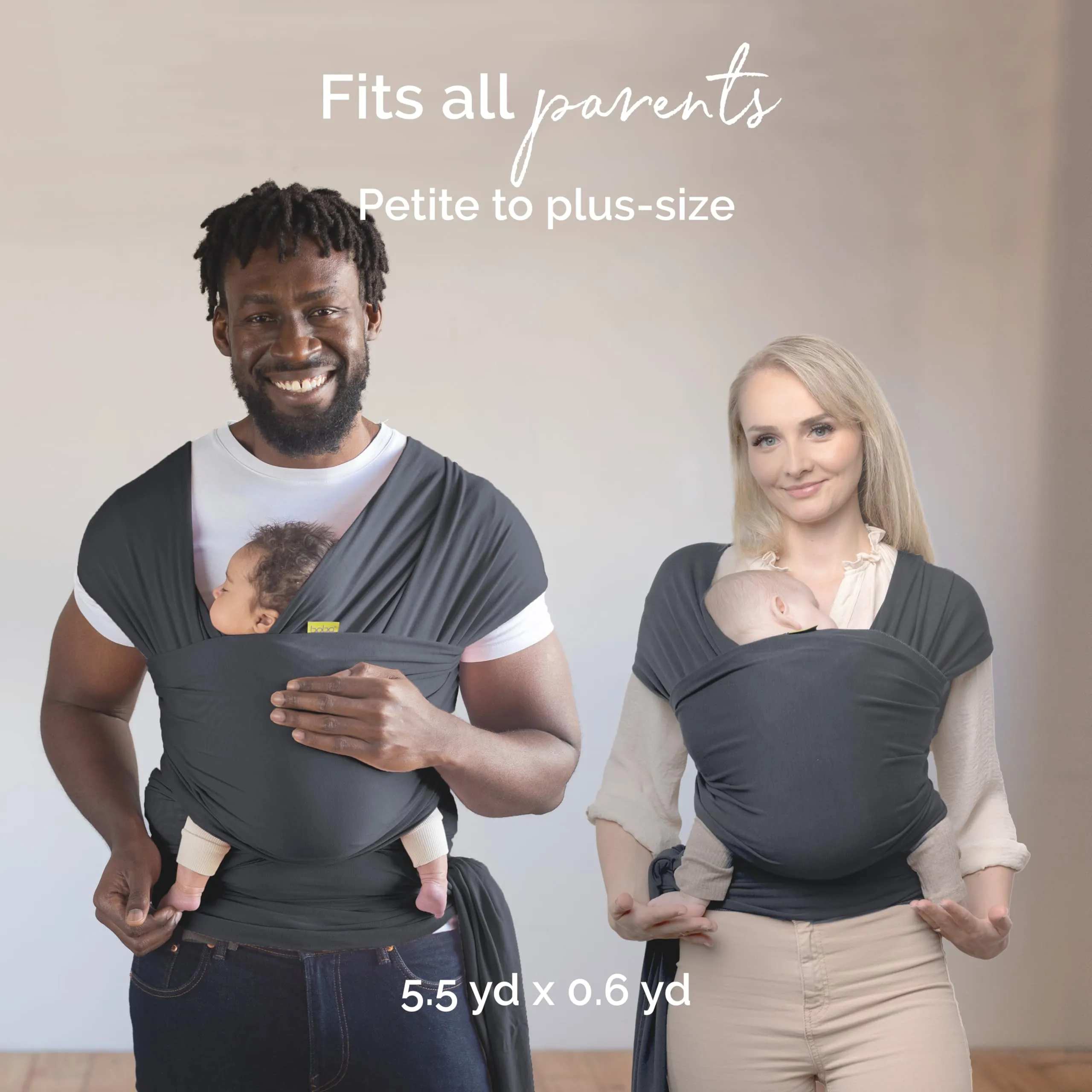 Boba: Baby Wrap Carrier – Baby Sling for Newborns to Toddlers, Soft & Stretchable Wrap for Babywearing Essentials
