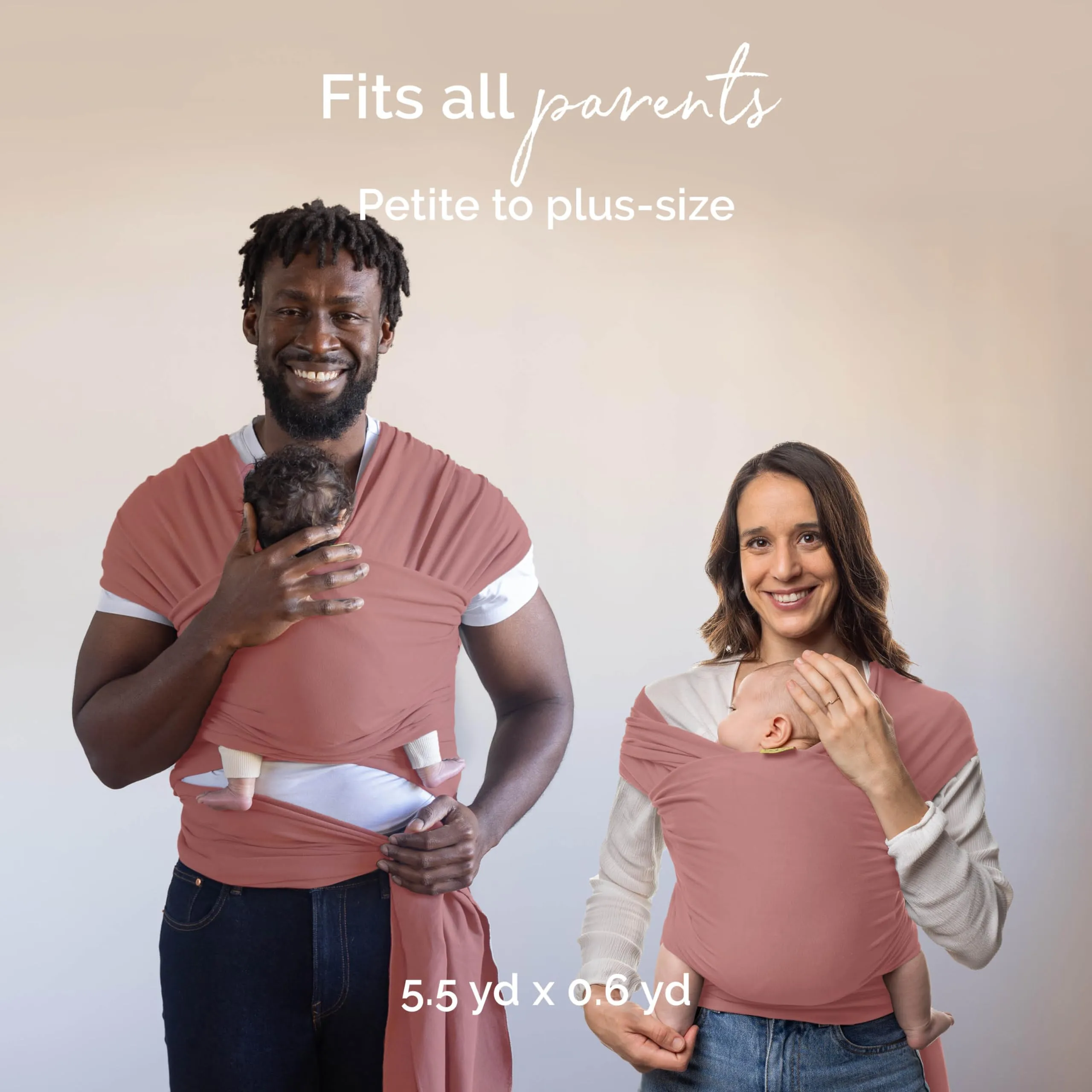 Boba: Baby Wrap Carrier – Baby Sling for Newborns to Toddlers, Soft & Stretchable Wrap for Babywearing Essentials