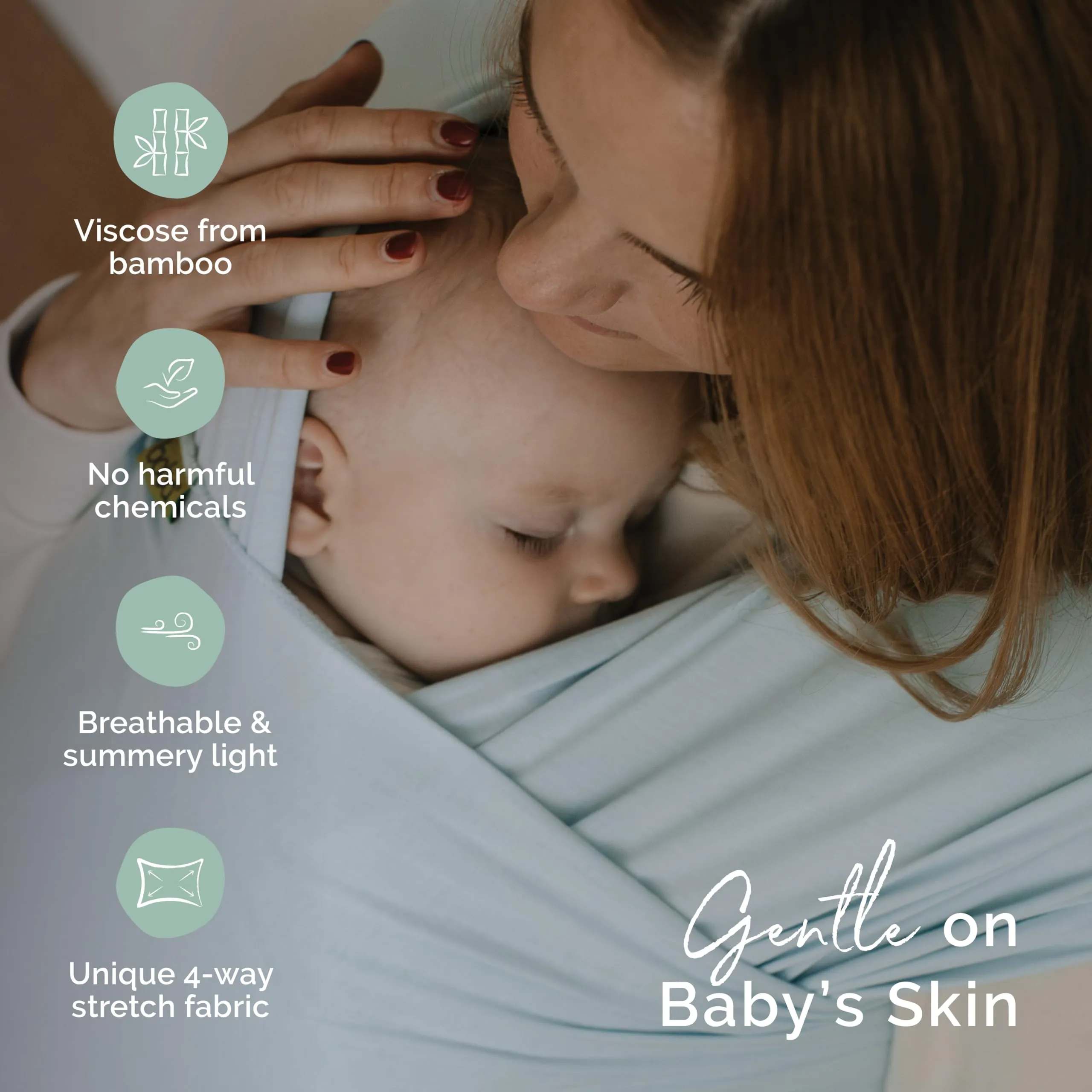 Boba: Baby Wrap Carrier – Baby Sling for Newborns to Toddlers, Soft & Stretchable Wrap for Babywearing Essentials