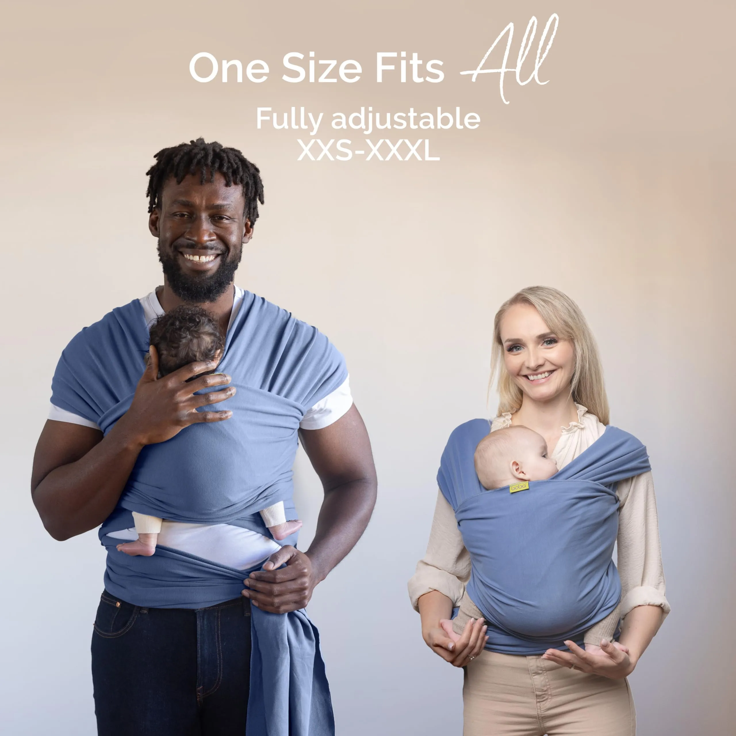 Boba: Baby Wrap Carrier – Baby Sling for Newborns to Toddlers, Soft & Stretchable Wrap for Babywearing Essentials