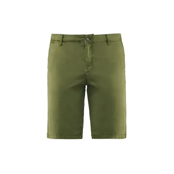 Bomboogie bermuda casual chino da uomo in gabardina Grit BMGRITTTX3 359 martini olive