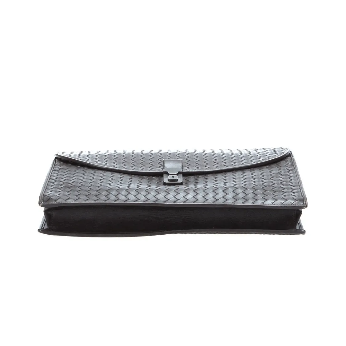 Bottega Veneta Intreciatto Dark Brown Leather Briefcase RCL1021