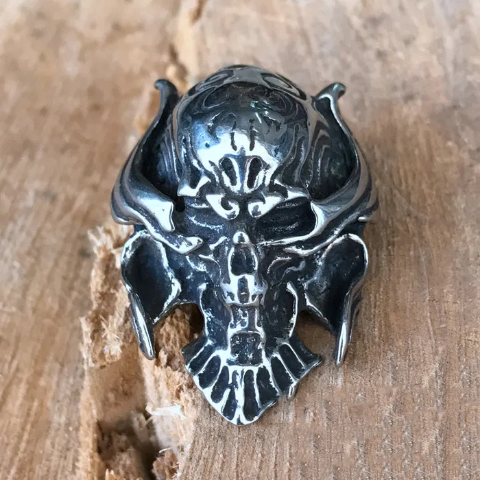 Brass Wallet Conchos Skull Warrior Conchos Button Skull Warrior Conchos Screw Back Decorate Concho Skull Warrior Biker Wallet Concho Wallet Conchos