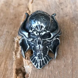 Brass Wallet Conchos Skull Warrior Conchos Button Skull Warrior Conchos Screw Back Decorate Concho Skull Warrior Biker Wallet Concho Wallet Conchos