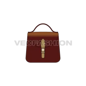 Brown Leather Hand Bag
