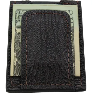 Brown Shark Money Clip Wallet With Credit Card Slots