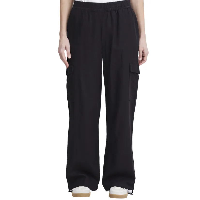 b.young pantalone cargo da donna Byfalakka 20814564 200451 nero