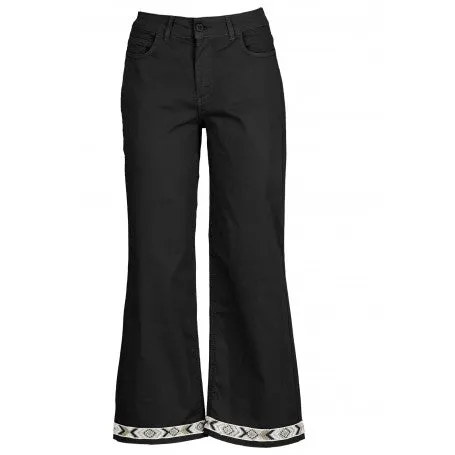 CafèNoir Pantalone Culotte con Passamaniera C7JP0036 N001 nero