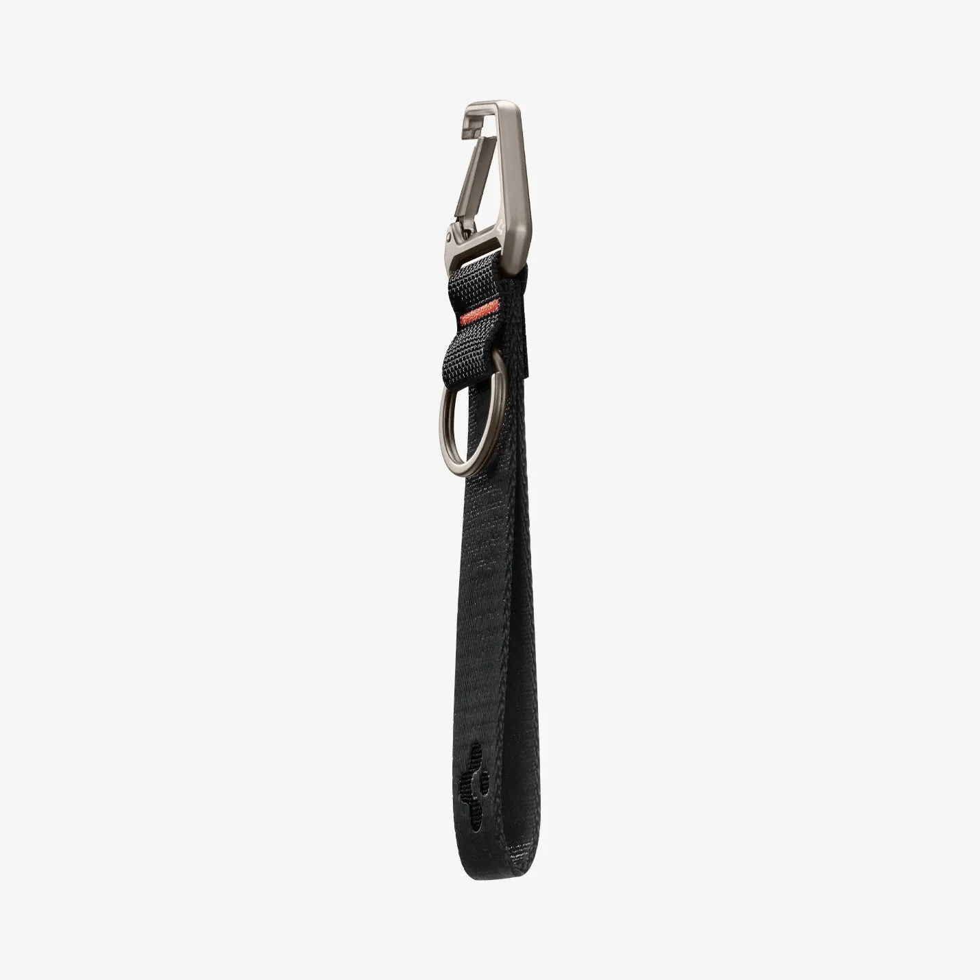 Carabiner Black Strap   Key Ring