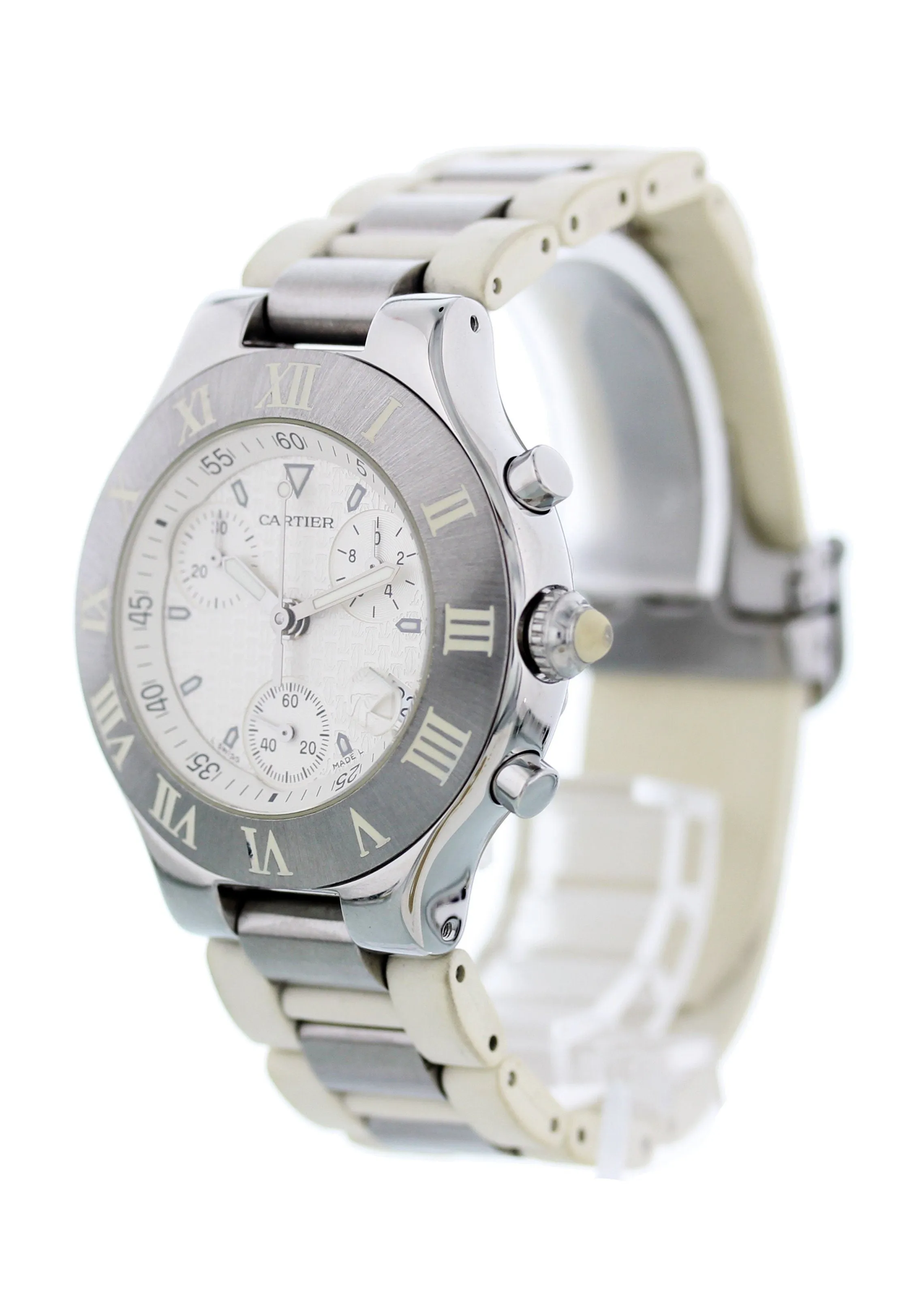 Cartier Chronoscaph 21 Stainless Steel 2424 Watch