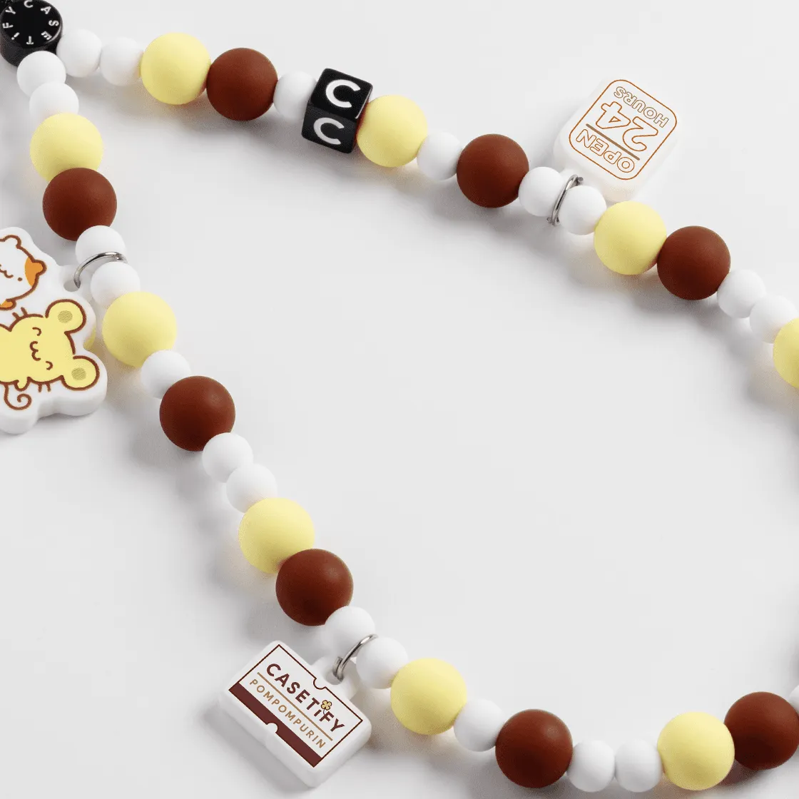 Cartoon Beaded Phone Charm