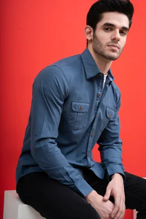 CASUAL SHIRT TEAL