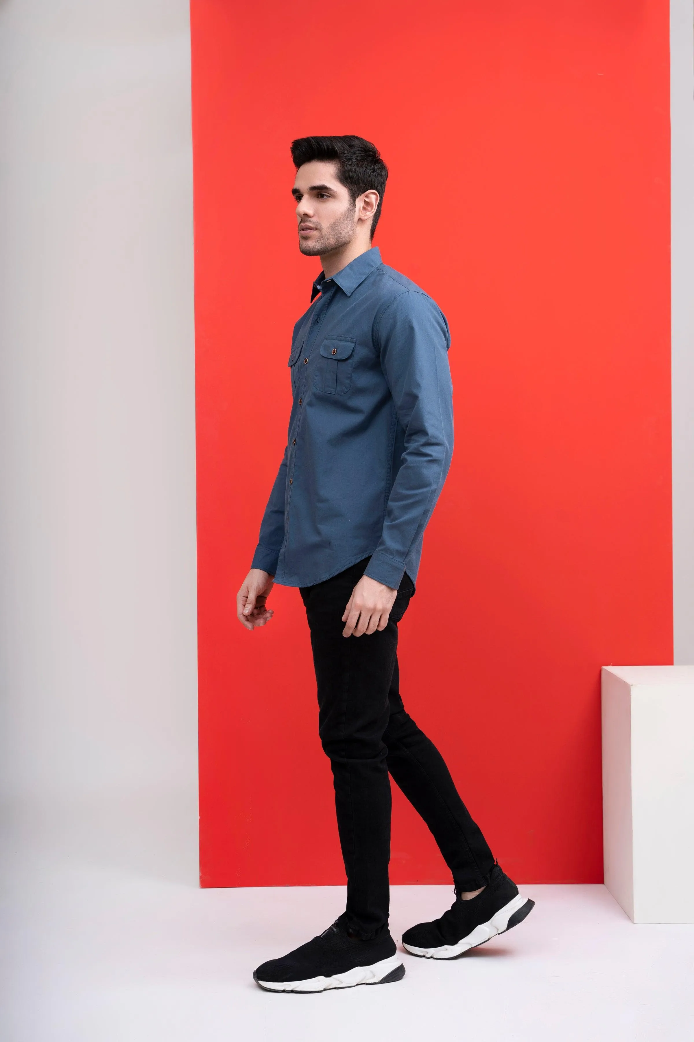 CASUAL SHIRT TEAL