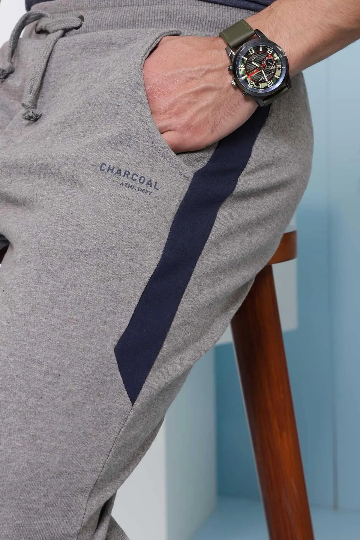 CASUAL TROUSER CHARCOAL GREY