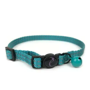 Cattitude Classic Turquoise Cat Collar