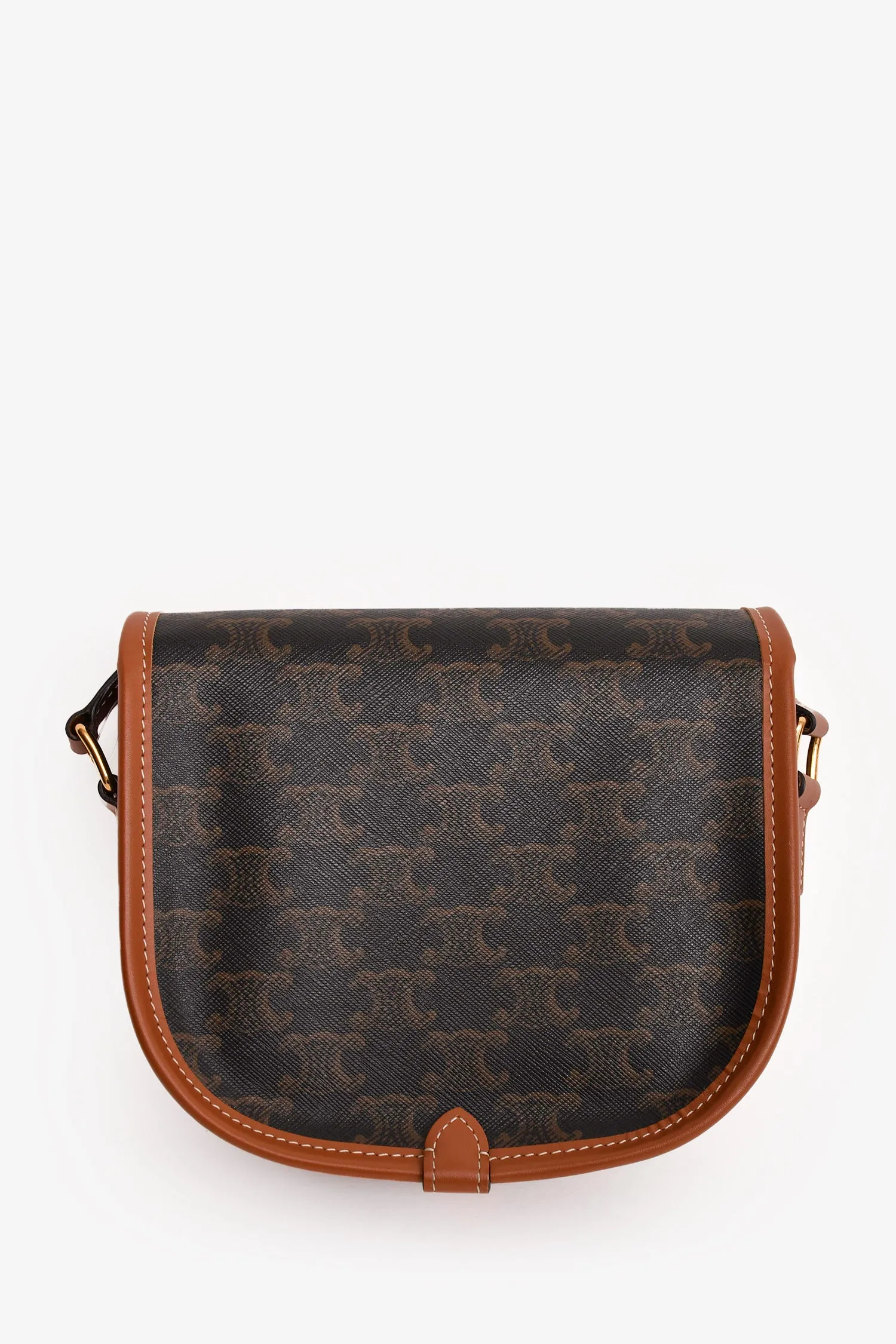 Celine 2022 Canvas Triomphe Medium Falco Crossbody Bag