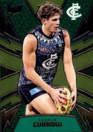 Charlie Curnow, LGG12, Luminous Thunderbolt KMART Refractor, 2024 Select AFL Footy Stars