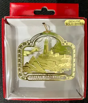 Christmas Ornament - Laser Cut Heceta Lighthouse