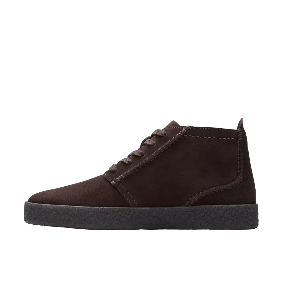 Clarks stivaletto da uomo stringato Streethill Mid 26174534 marrone scuro