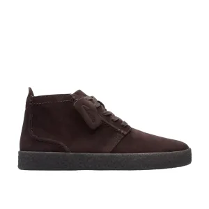 Clarks stivaletto da uomo stringato Streethill Mid 26174534 marrone scuro