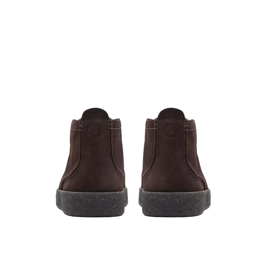 Clarks stivaletto da uomo stringato Streethill Mid 26174534 marrone scuro