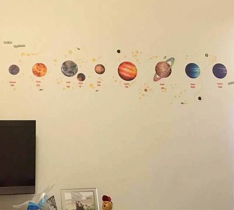 Cool DIY Luminous Solar System Decals