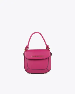 Crossbody bag with braided handle