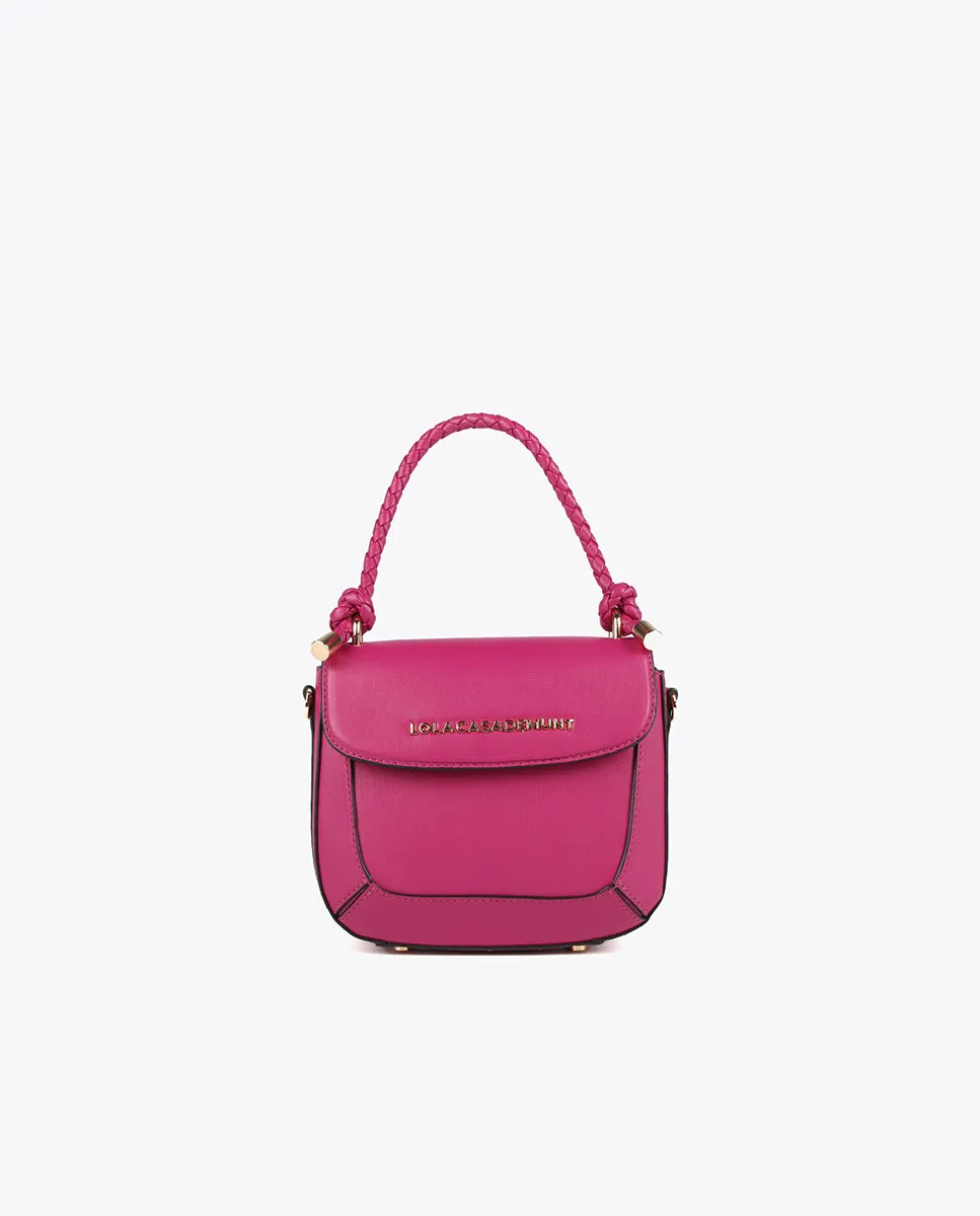 Crossbody bag with braided handle