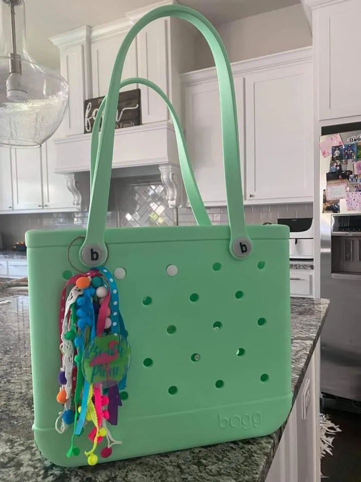 Custom Bogg bag ribbon tassel
