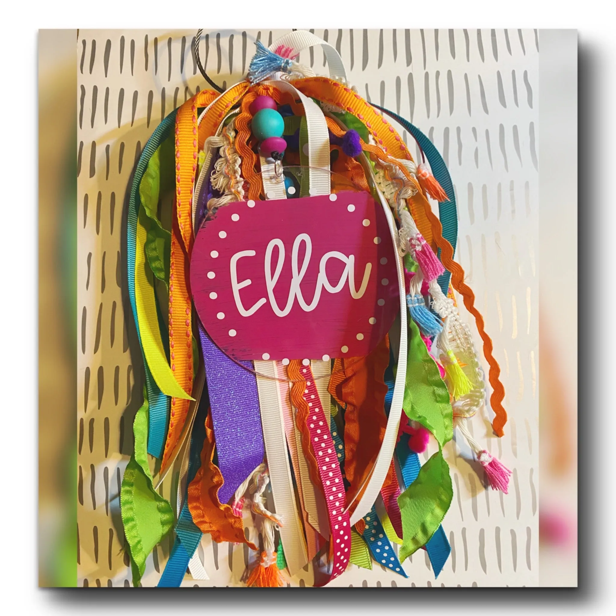 Custom Bogg bag ribbon tassel