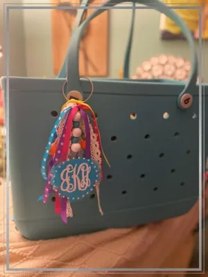 Custom Bogg bag ribbon tassel