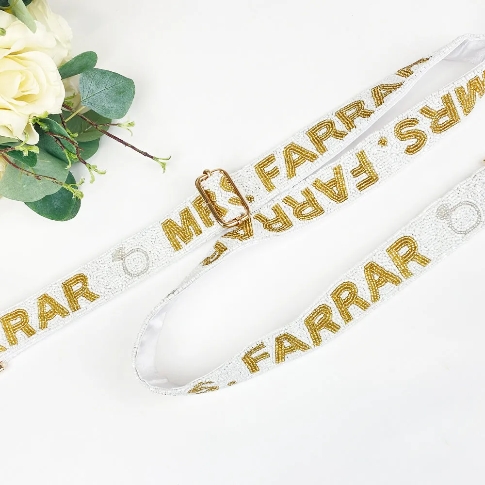 Custom Mrs. Camera Strap