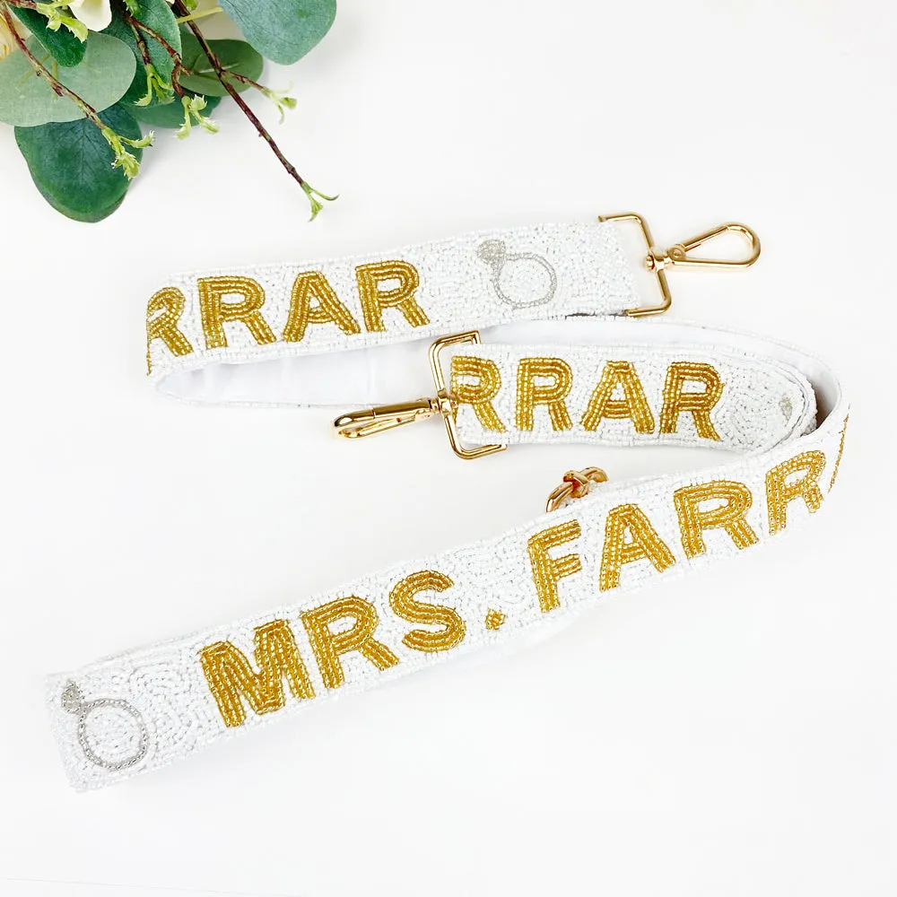 Custom Mrs. Camera Strap