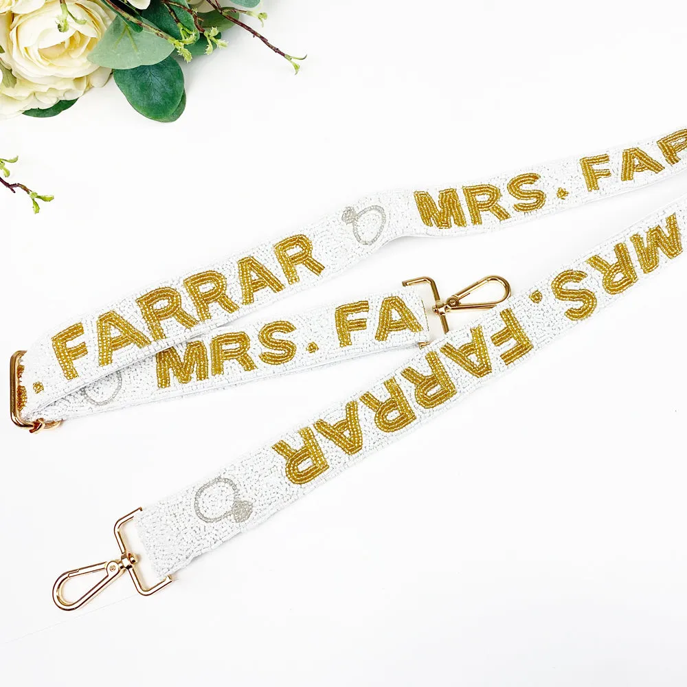 Custom Mrs. Camera Strap