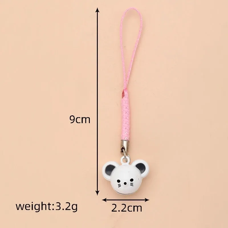 Cute Simple Style Rabbit Animal Panda Alloy Bag Pendant