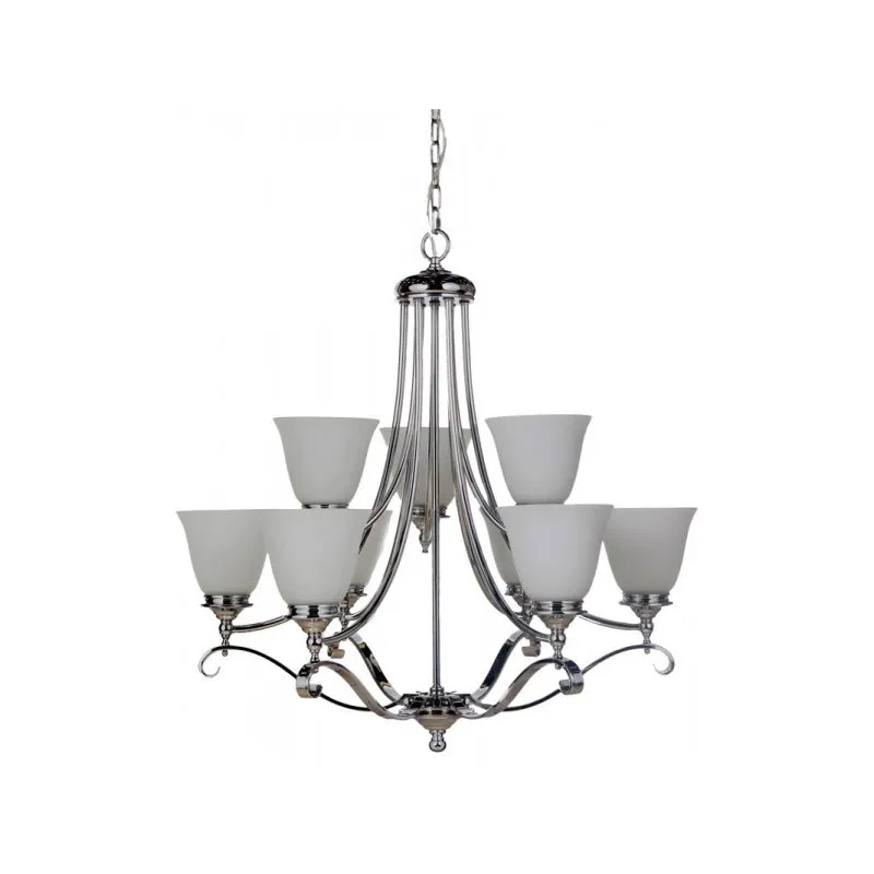 Dallas Chrome 9 Light Pendant