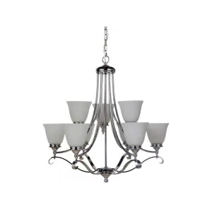 Dallas Chrome 9 Light Pendant