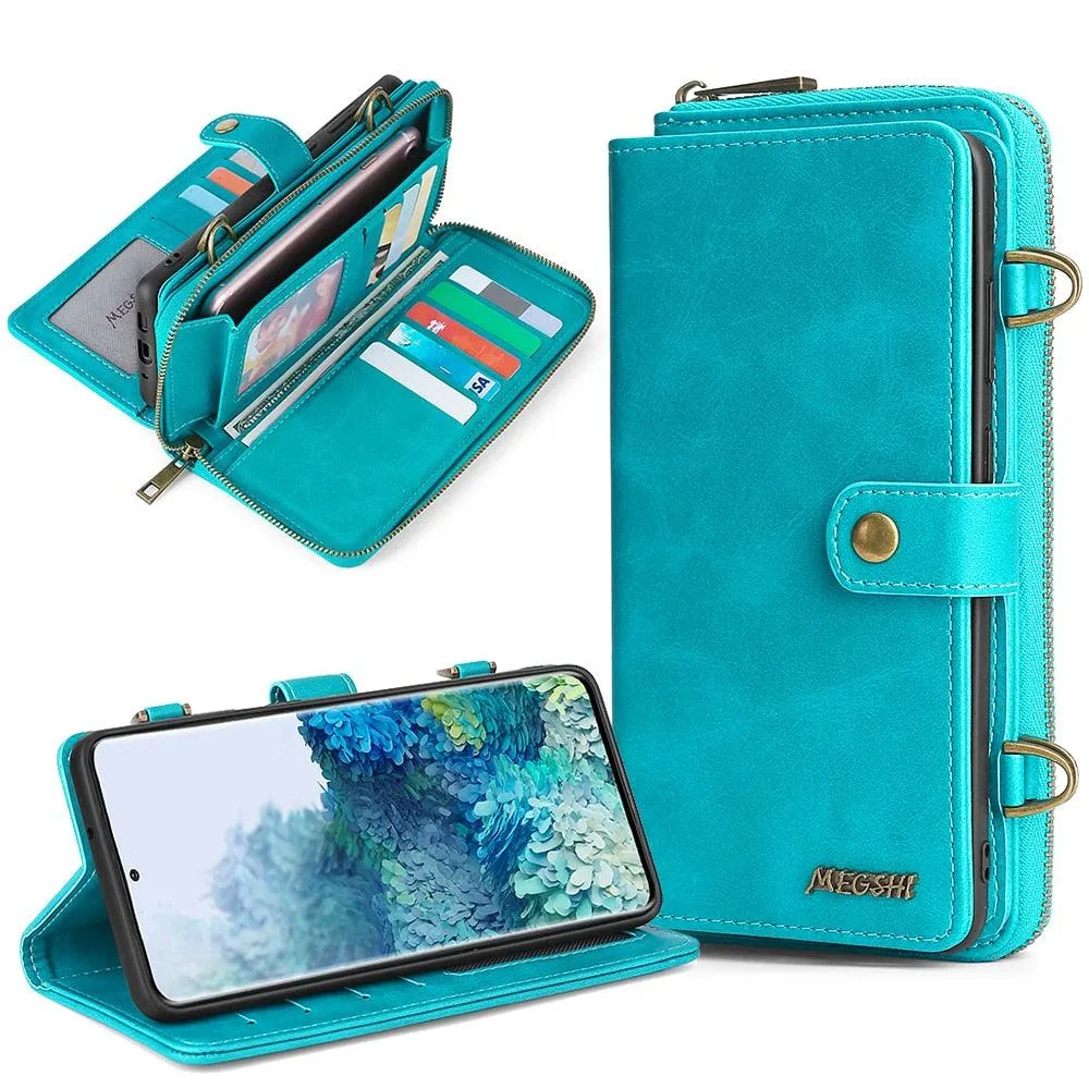 Detachable Wallet Leather Phone Case for Samsung Galaxy
