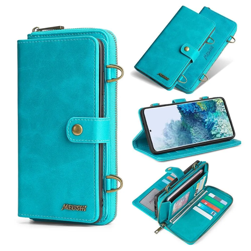 Detachable Wallet Leather Phone Case for Samsung Galaxy