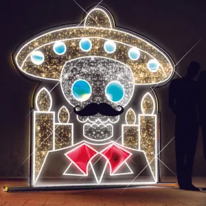 DIA DE LOS MUERTOS SOMBRERO SKULL