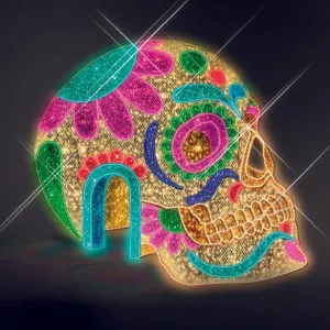 DIA DE LOS MUERTOS WALK TRHOUGH CALAVERA SKULL