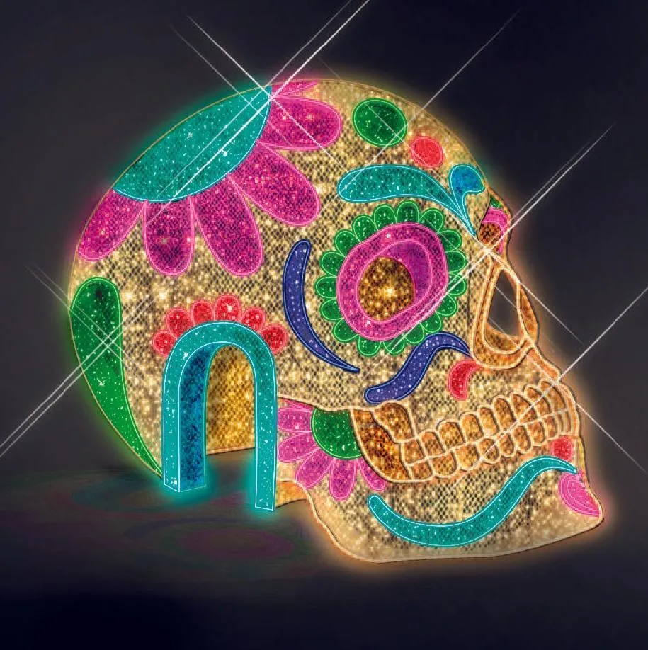DIA DE LOS MUERTOS WALK TRHOUGH CALAVERA SKULL