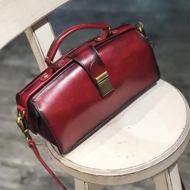Discount Womens Genuine Leather Crossbody Satchel Purse Handbags for Women