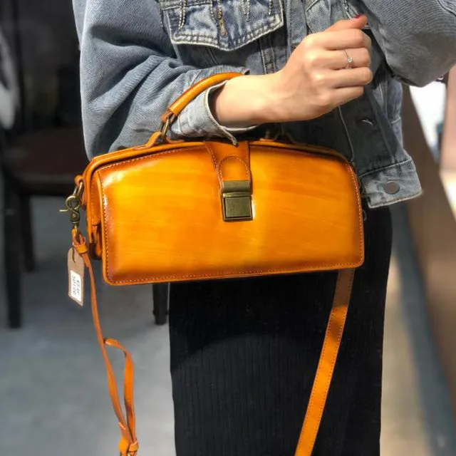 Discount Womens Genuine Leather Crossbody Satchel Purse Handbags for Women