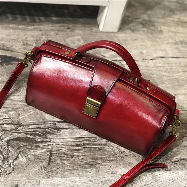 Discount Womens Genuine Leather Crossbody Satchel Purse Handbags for Women