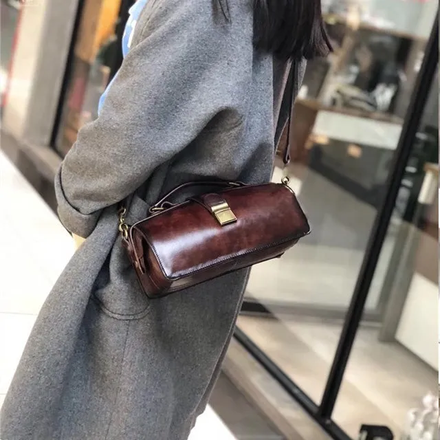 Discount Womens Genuine Leather Crossbody Satchel Purse Handbags for Women